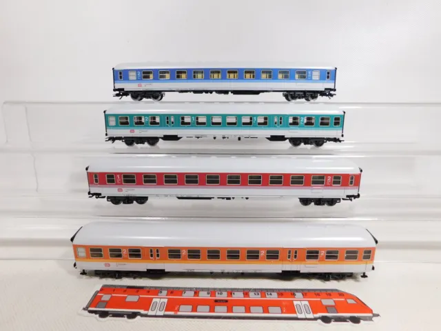 DT250-1#4x Märklin H0 AC Carroza (Dal Set 2862) DB Nem Kk Kkk Mint