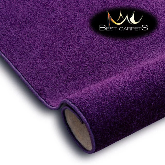 SOFT & CHEAP & QUALITY CARPETS Feltback ETON purple Bedroom Large RUG ANY SIZE