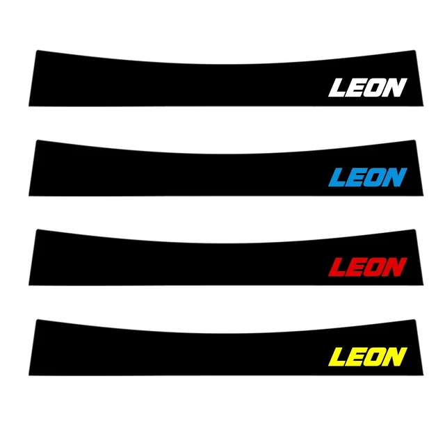 RGraphics Pre-Cut Oversized Sunstrip For Leon MK2 – No Trimming Needed – Windscreen Sun Strip