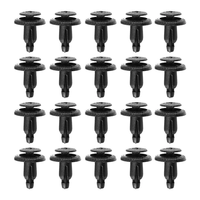 20 Clips De Fixation Plastique Rouge Create Idea - Pour Pare-chocs Auto - Compatible Opel, Vauxhall