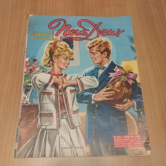 NOUS DEUX N°621 - Brins D'Espérance - Roman-Photo Vintage 1959