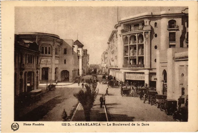 CPA AK MAROC CASABLANCA Le Boulevard de la Gare (1358934)