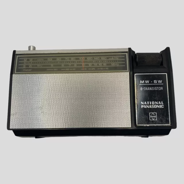 National Panasonic 8-Transistor radio Model R-207R not working