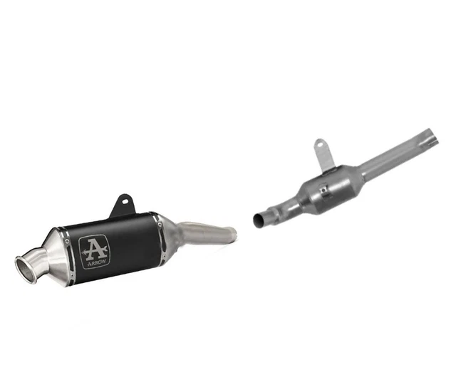 Exhaust IndyRace Link Pipe Arrow Al dark Moto Morini X Cape 650 2022 > 2023