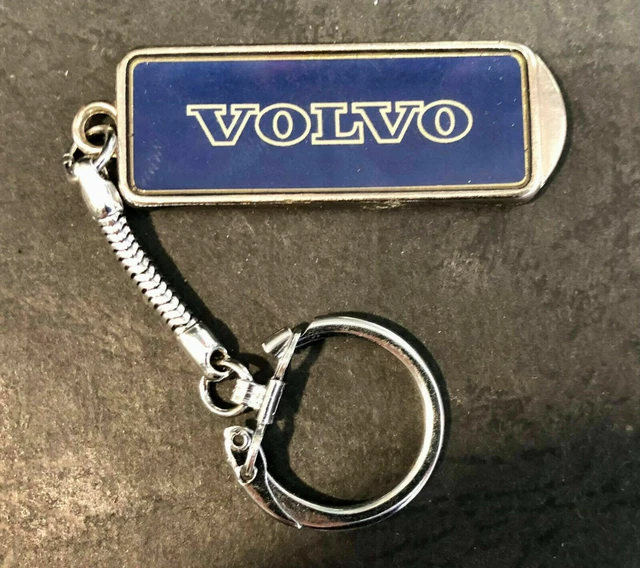VINTAGE VOLVO LOGO car Double sided Key Ring Keychain Metal Key Holder