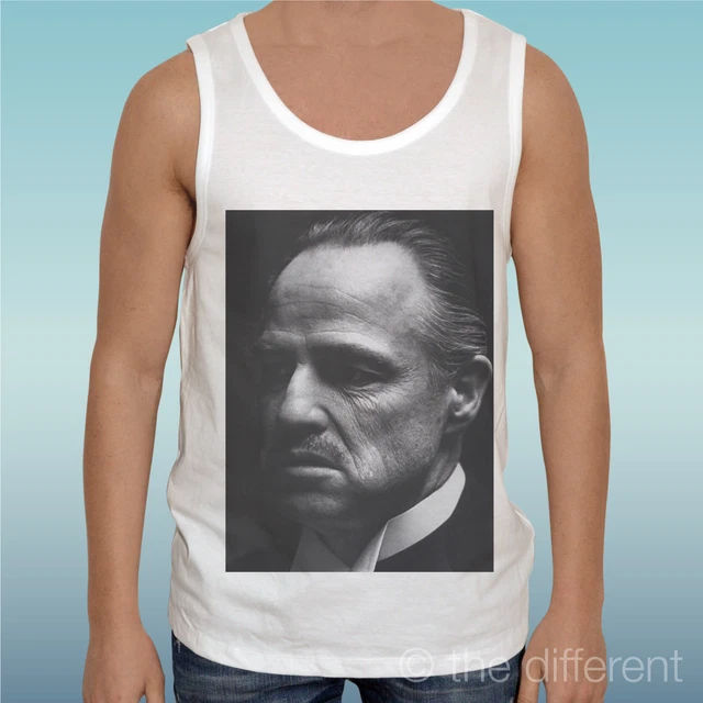 Canotta T-Shirt " Marlon Brando Il Padrino "Canottiera Idea Regalo