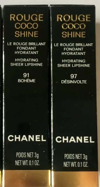 1    ROUGE LEVRES CHANEL COCO SHINE Ou FLASH (AU CHOIX)  10 coloris Selon Dispo 3