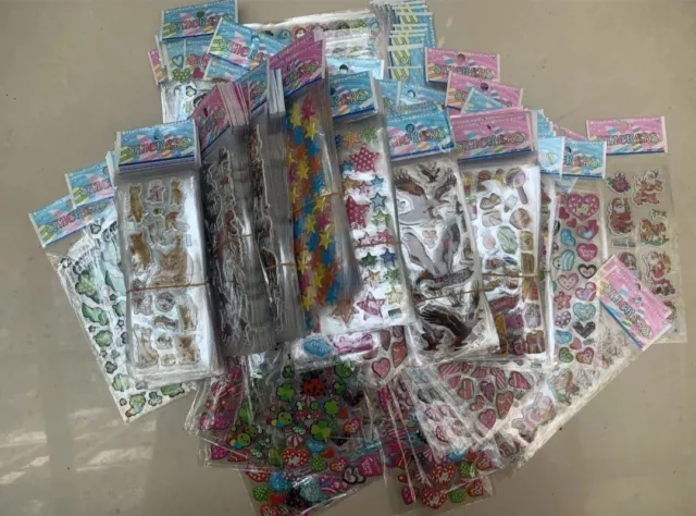 Lot Revendeur Solderie De 500 Planches De Stickers Autocollants Ideal Enfants