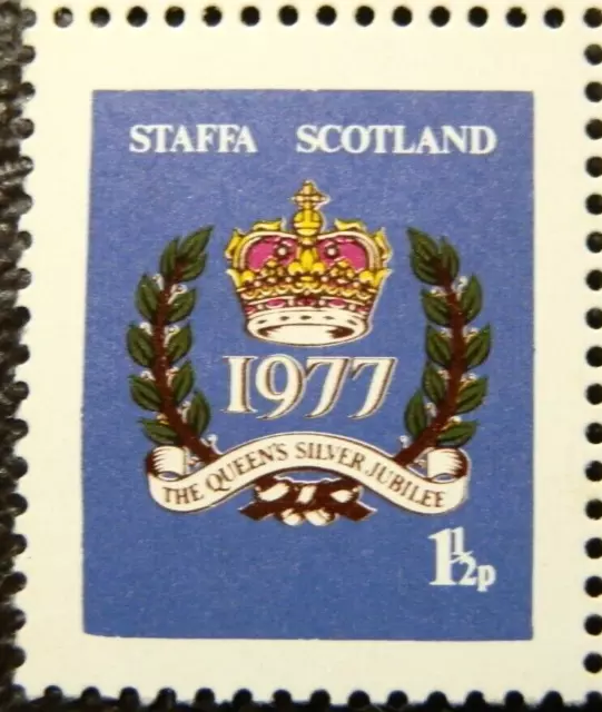 Staffa, Scotland 1977 Queen's Silver Jubilee - Mnh