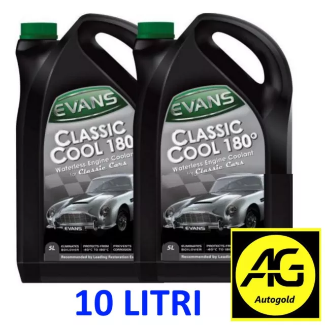 10 LT EVANS Classic Cool ANTIGELO RADIATORE Auto d'epoca auto storica old car