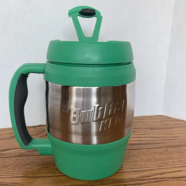 52 Oz. Bubba Keg Green And Stainless Steel Insulated Mug With Bottle Opener