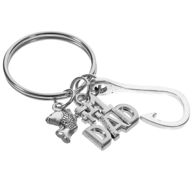 Father's Day Fishing Keychain for Dad Birthday Gift-DT