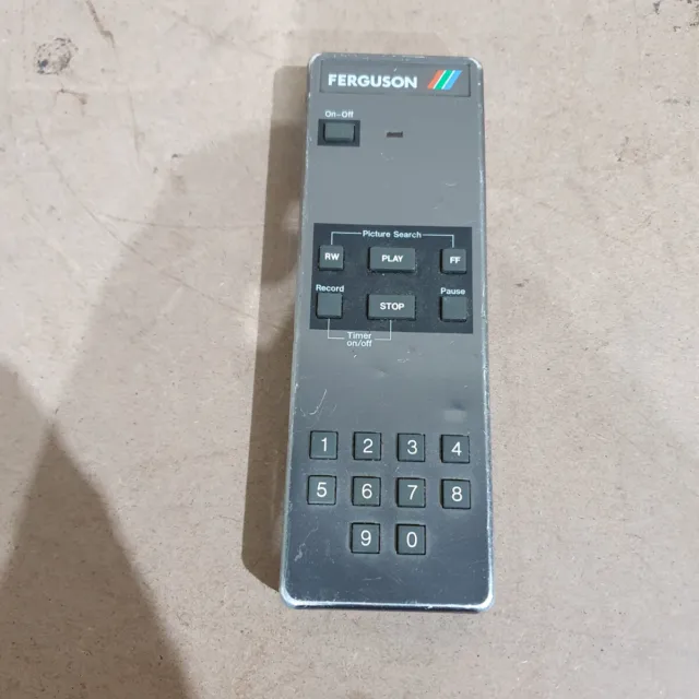 Ferguson FV10B Series (PQ10391G) Grey Portable Wireless VCR Remote Control