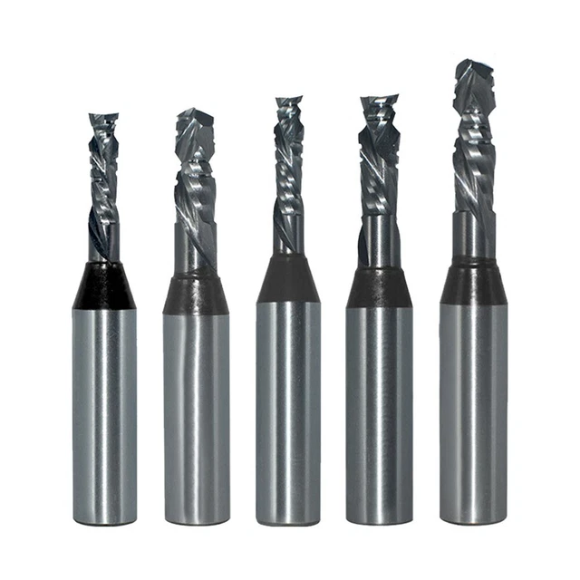 1/2 eje conexión espiral pasador de fresado recto CNC sierra de tapa ranura fresado