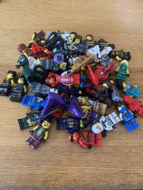 LOT OF 4 Random Lego Ninjago Minifigure Blind Grab Bag Ninja