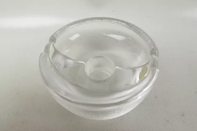 Rosenthal Form ohne Namen Kerzenhalter Glas Björn Wiinblad transparent,Aufkleber