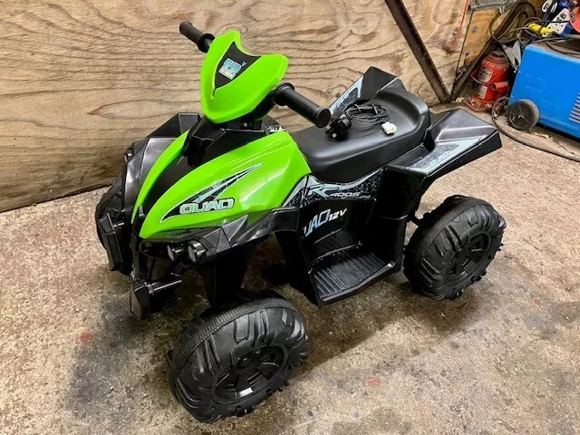 NEW 12V ELECTRIC Quad Bike Kids Ride on ATV with Leather Seats EVA