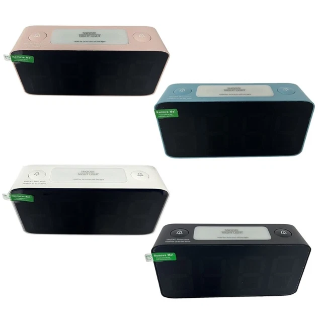 Adjustable Brightness LED Display Bedside Alarm Clock for DeepSleepers