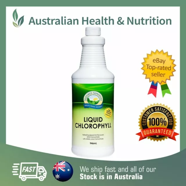 Nature's Sunshine Liquid Chlorophyll 946Ml  + Free Same Day Shipping