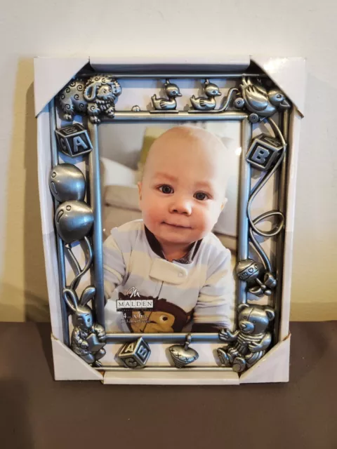 Malden International Designs Sweet Dreams Baby Metal Picture Frame 4x6