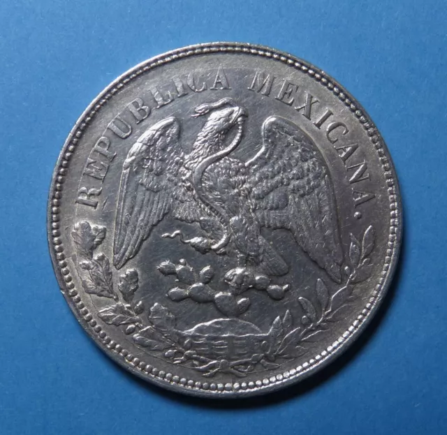 Mexiko 1 Peso 1898 Silber 27 gr. Mexico City. ss-vz