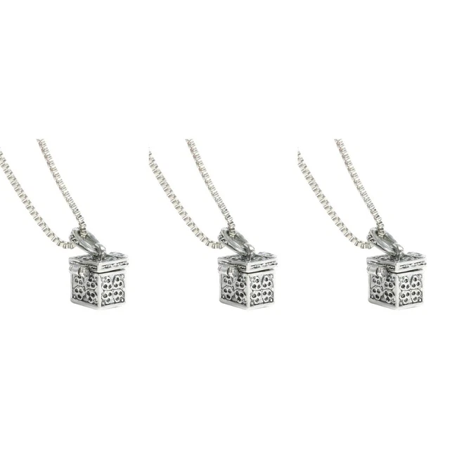 Confezione da 3 Collana Ceneri Cane Uomo Donna Gioielli Souvenir