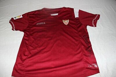 Joma Maillot De Football Vintage Du Sevilla F.C de La Marque Joma Taille S T-Shirt 