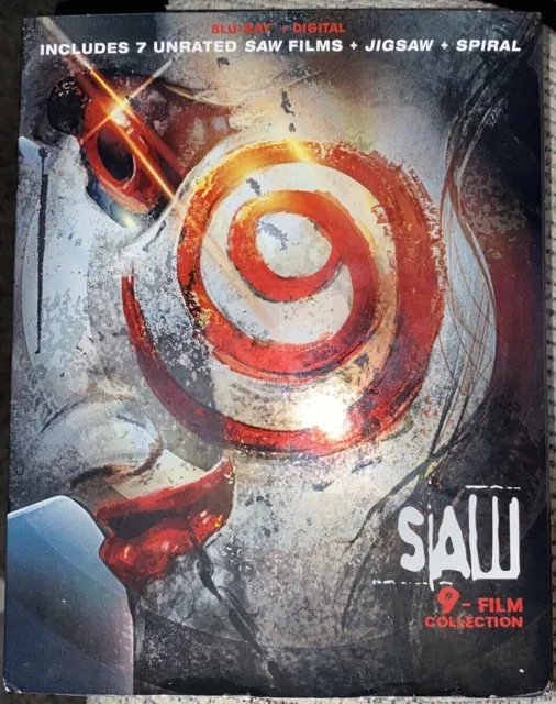 Saw 9-film Collection: BluRay/Digital+ Slipcover, Brand New