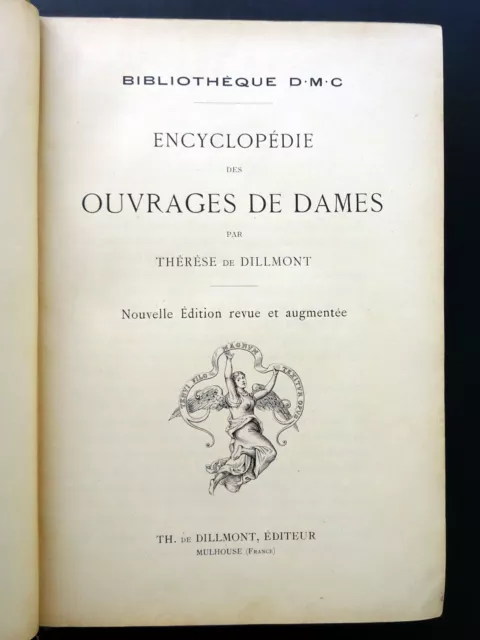 livre ancien Encyclopédie des Ouvrages de Dames, Thérèse de DILLMONT, vers 1900