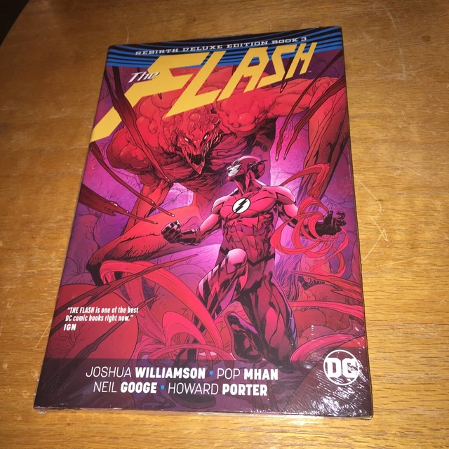 The Flash: The Rebirth Deluxe Edition Book 3 New Sealed Graphic Novel Hardcover
