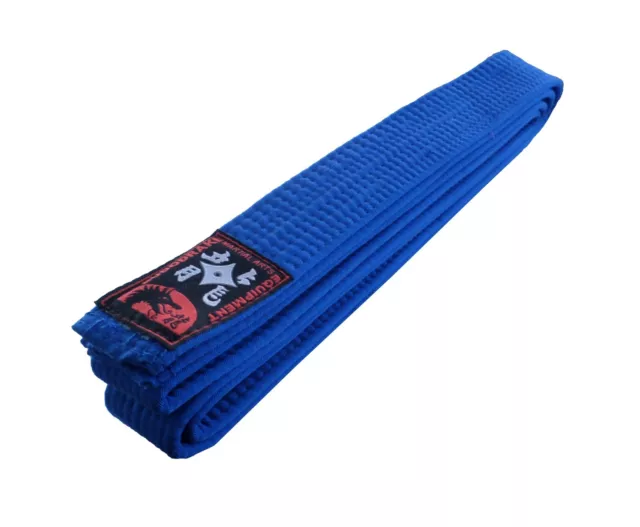 Blaugurt Karate Judo Taekwondo Gürtel blau Budogürtel 180-350 cm