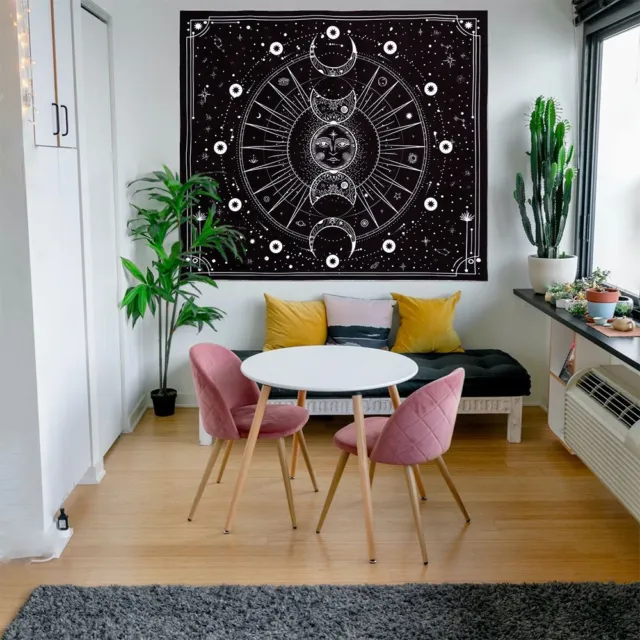 Space Zodiac Constellation Wall Hanging Sun Moon Tapestry Tapestry Psychedelic