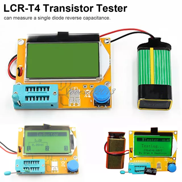 Mega328 LCR-T4 ESR Transistor Tester Diode Triode Capacitance SCR Inductance