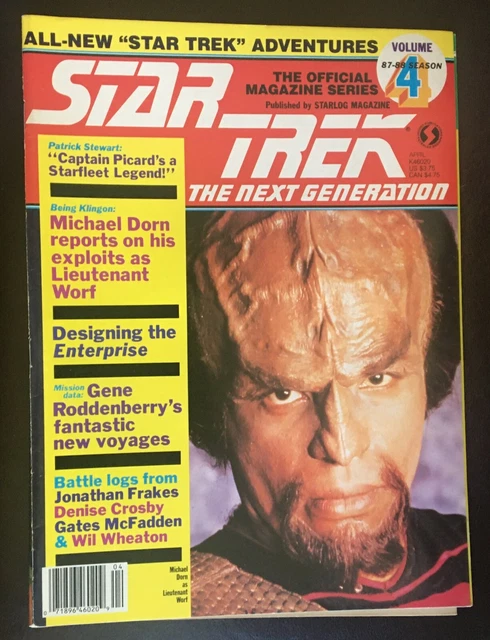 Star Trek: The Next Generation, Official Magazine, Vol. 4 - April 1988