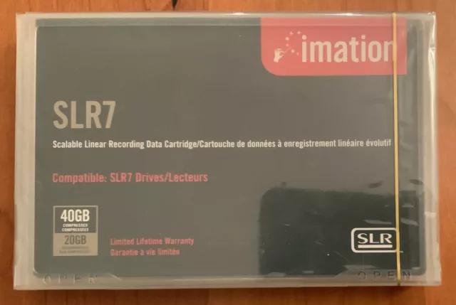 Imation SLR 7 , 20/40 GB , Data Cartridge Datenkassette , Neu OVP eingeschweißt