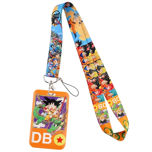 DRAGON BALL Z Anime Goku Characters Scenes Lanyard With ID Badge Holder