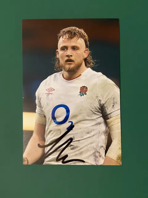 Jonny Hill - Sale Sharks & England Rugby - Signed 6X4 Photo