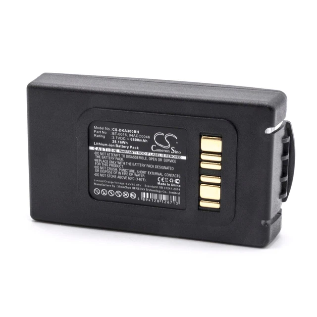 Batteria sostituisce Datalogic BT-0016, 94ACC0048 6800mAh