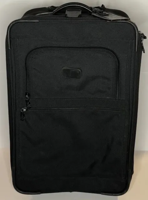 Preowned TUMI Alpha 21” Upright Wheeled Carry On Ballistic Nylon Luggage 2210D3