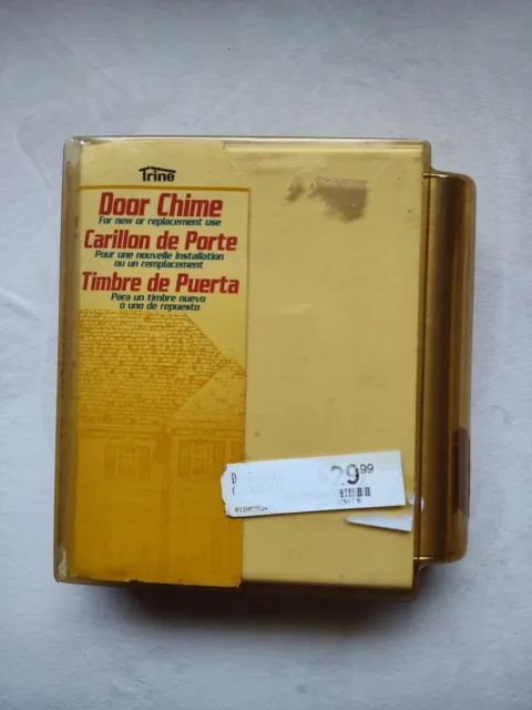 Vtg NOS Trine Chime Doorbell 2 Note 1 Note