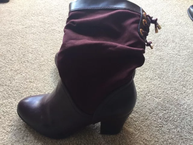 dorothy perkins mid calf brown ladies boots UK 6 eur 39