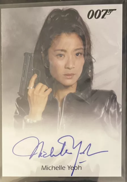 2017 James Bond Archives Final Edition Michelle Yeoh autograph card