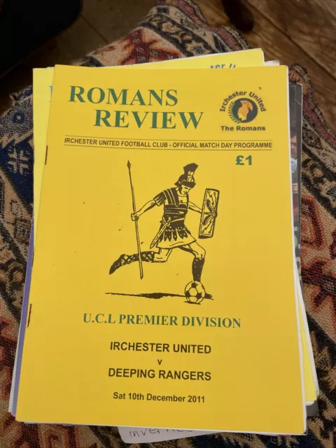 Irchester United V Deeping Rangers 10/12/11