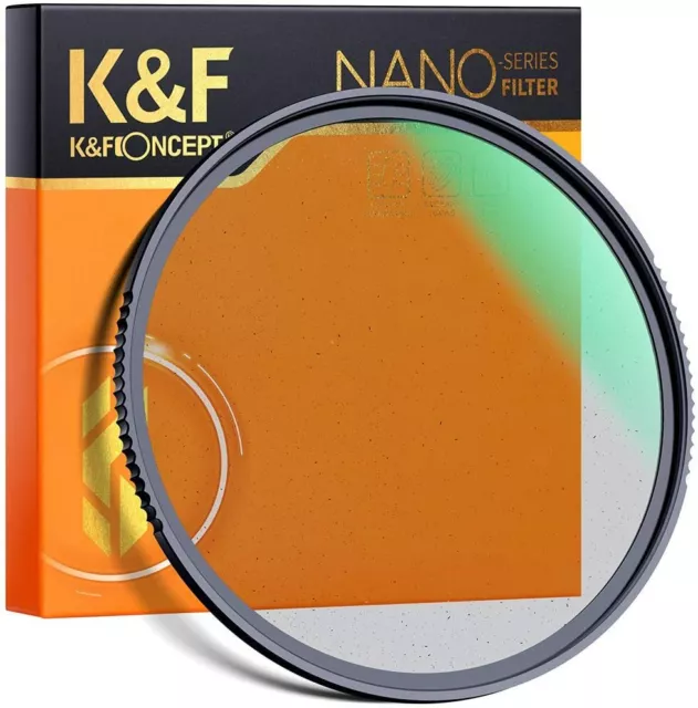 K&F Concept 49mm 1/4 Black Soft lens Filter Dream/Cinebloom Diffusion Effect