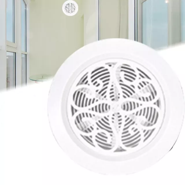 ABS Round Air Vent for Central Air Conditioning with Filter or Plug Option