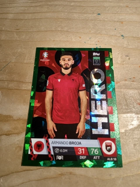 Topps UEFA Euro 2024 Match Attax TUR11 Hakan Çalhanoğlu Türkiye Captain Trading