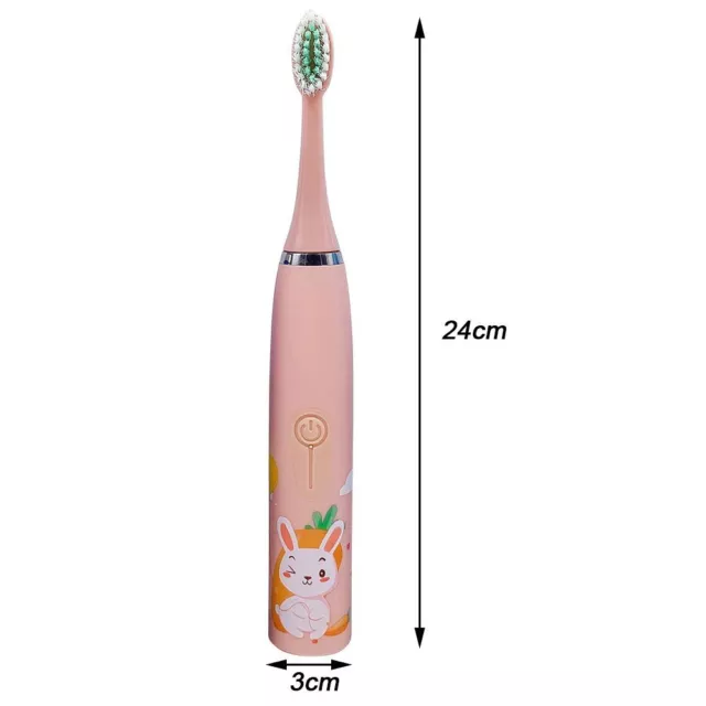 Pattern Clean Oral Replaceable Brush Head Health Children's Electric Toothbrush 3