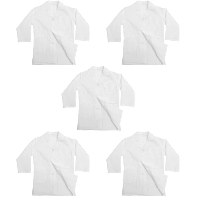 5x Creative Multi-use Toddler Costume Scientist Costume Kids for Party