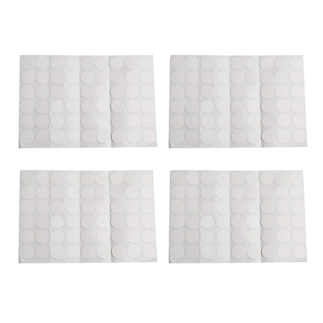 4X Cubiertas de tornillo autoadhesivas armario 216 en 1 BlancoF3D2