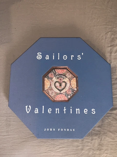 Maritime Folk Art Seashell Sailors' Valentines Book in Keepsake Box John Fondas